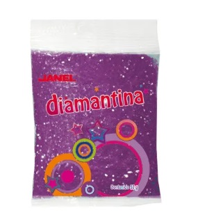 Diamantina janel fino  hc15 50grs morado